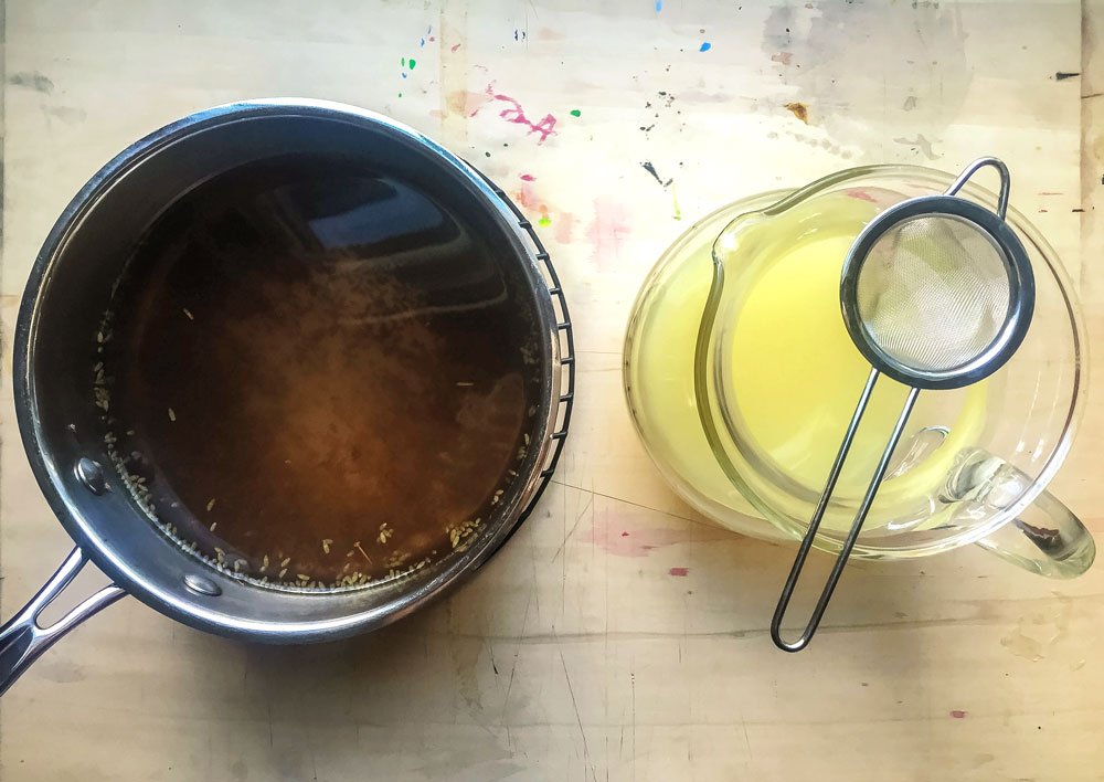 refreshing lavender lemonade via barley and birch