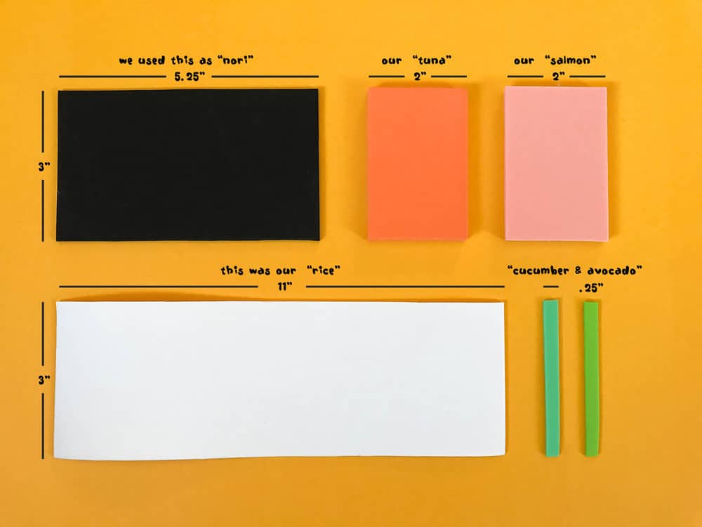 Make an easy DIY sushi play set complete with a printable order menu! | via barley & birch