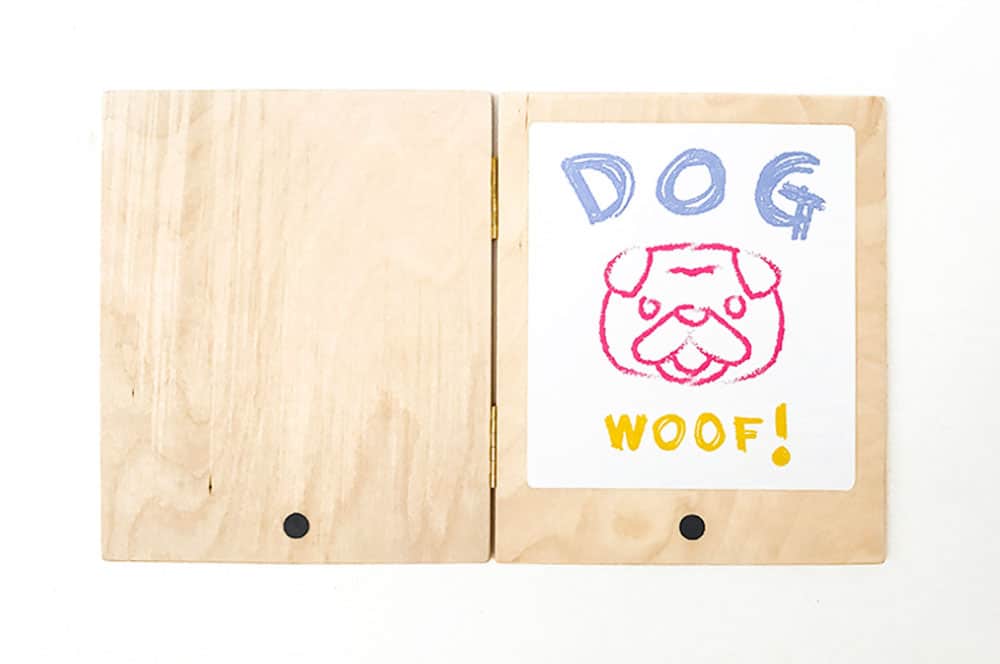 This simple DIY tablet toy lets kids enjoy creative tech play without the screen time, and can be made into a play laptop with our free printables! via barley and birch