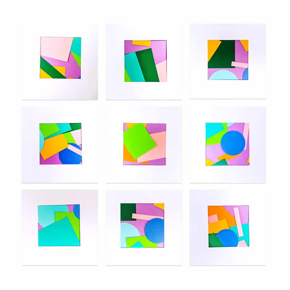 This art and design activity for kids is quick, easy and endlessly entertaining! All you need is a piece of white paper and some scraps to make beautiful compositions! | via barley & birch