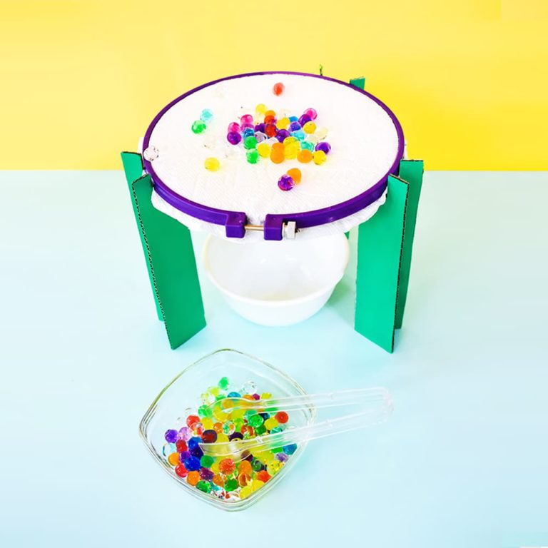 Make a DIY thin ice game from simple supplies you already have! An awesome fine motor skill and sensory activity for kids!