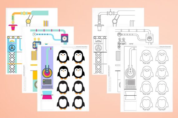 STEAM Snowball Factory Printable Pack Preview
