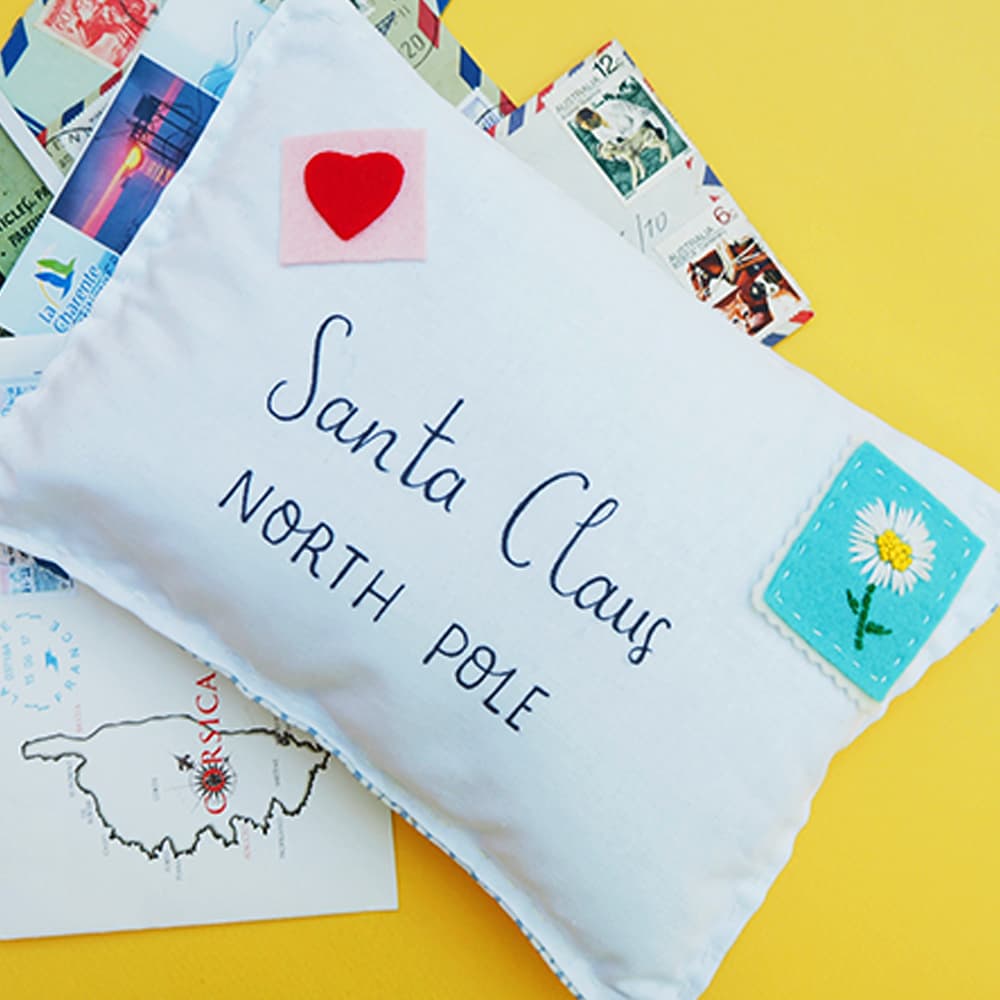 letter to Santa stuffed toy 