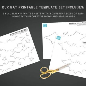 An Easy Bat Template Set: Print, Cut, and Let Fly! - barley & birch