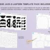 bandb-jack-o-lantern-activity-template-pack-preview-1 A preview of our printable Jack-o-lantern activity template pack