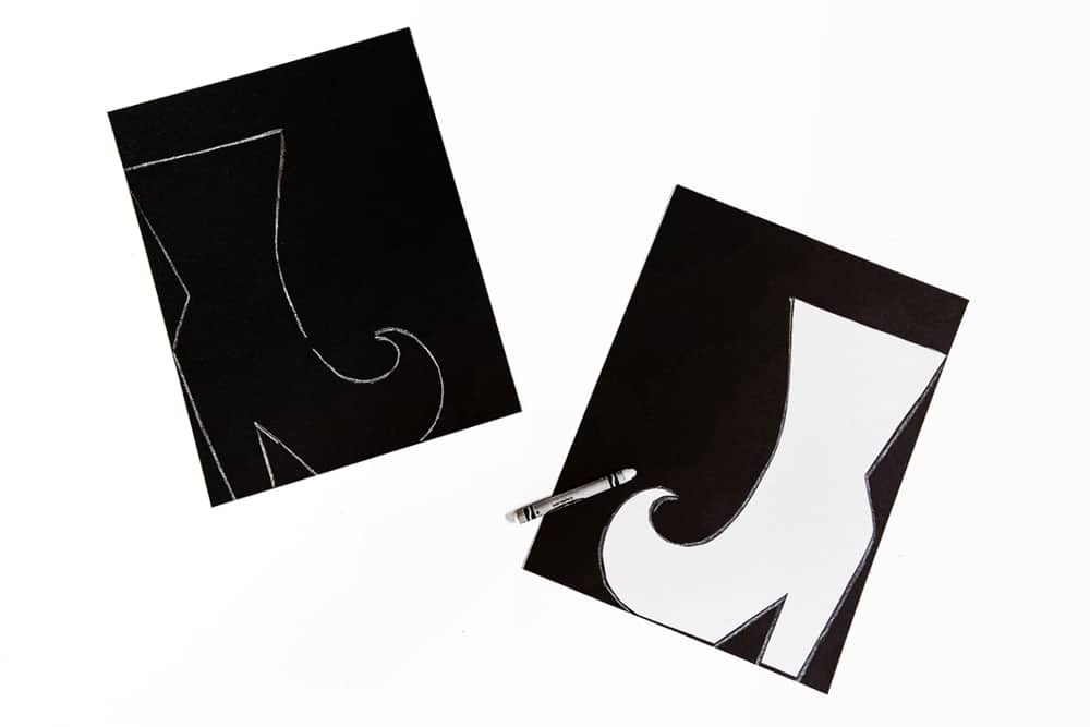 Trace the witch boot templates of your choice. | via barley & birch
