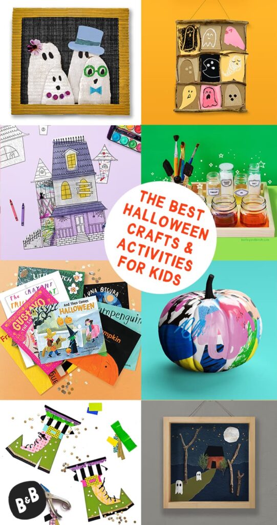 Photos of our favorite Halloween kids crafts and activities