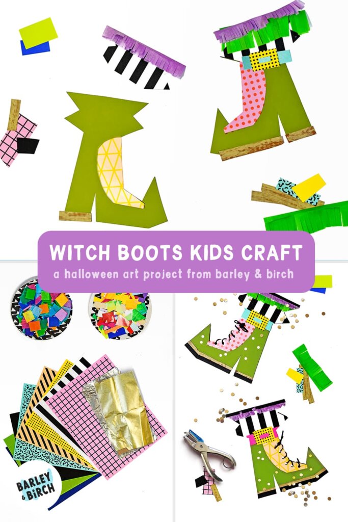 A Creative Kids Halloween Witch Process Art Project