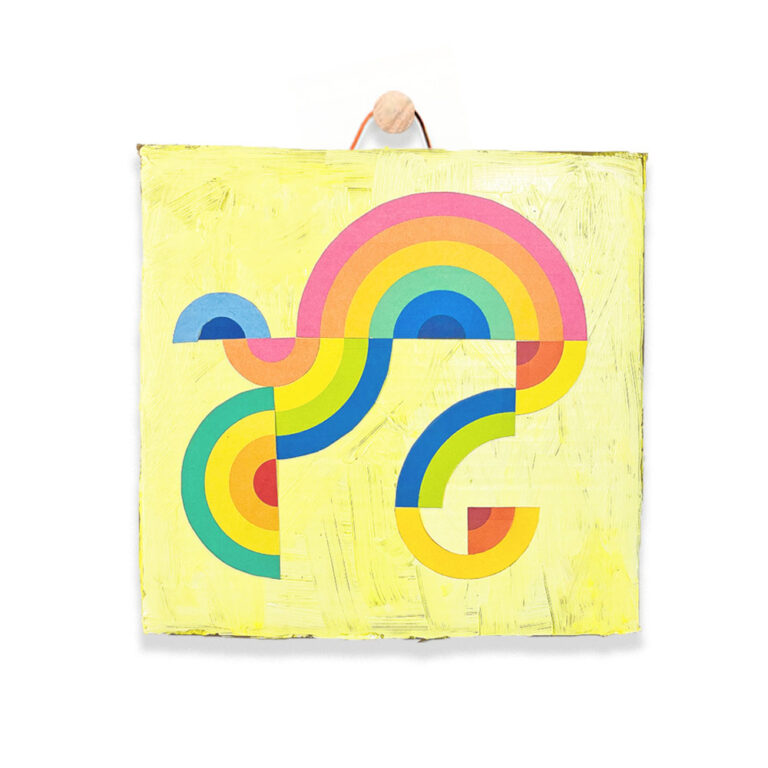 Kids will love cutting apart rainbows to make this beautiful abstract art project that can also be used to celebrate small joys throughout the week! | via barley & birch