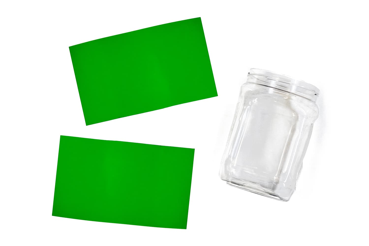 Cut two strips of cardstock or construction paper to line the inside.