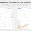 Preview of our printable house tangram card set for kids