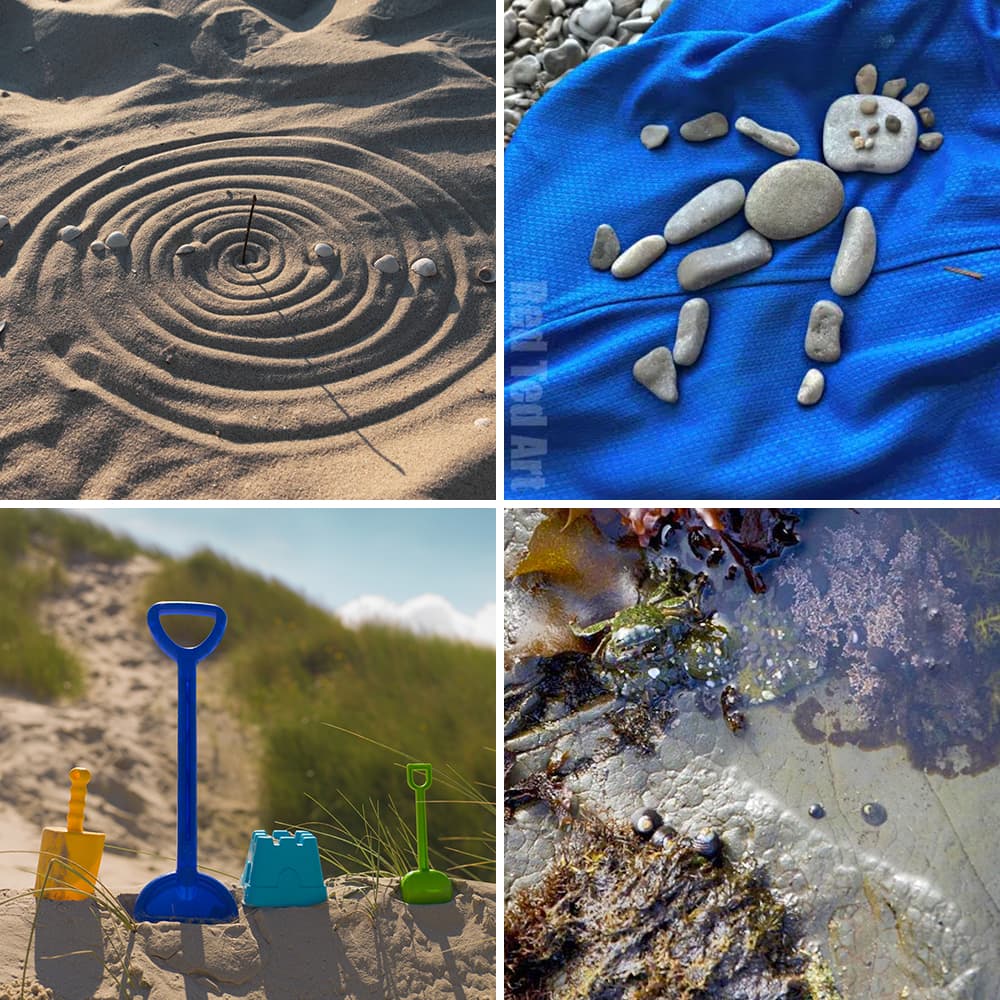 Four simple kids beach play ideas