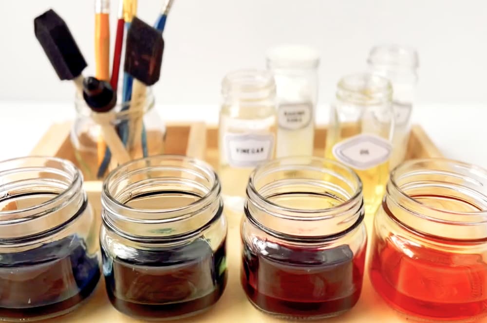 our paint potions lab tray
