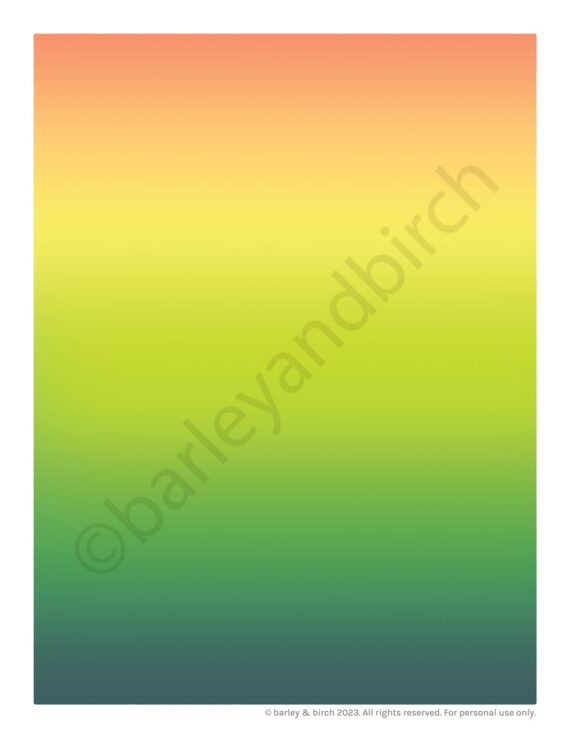 Our printable summer color scavenger hunt page