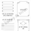 DIY Kids printable pet journal PDF preview page 1