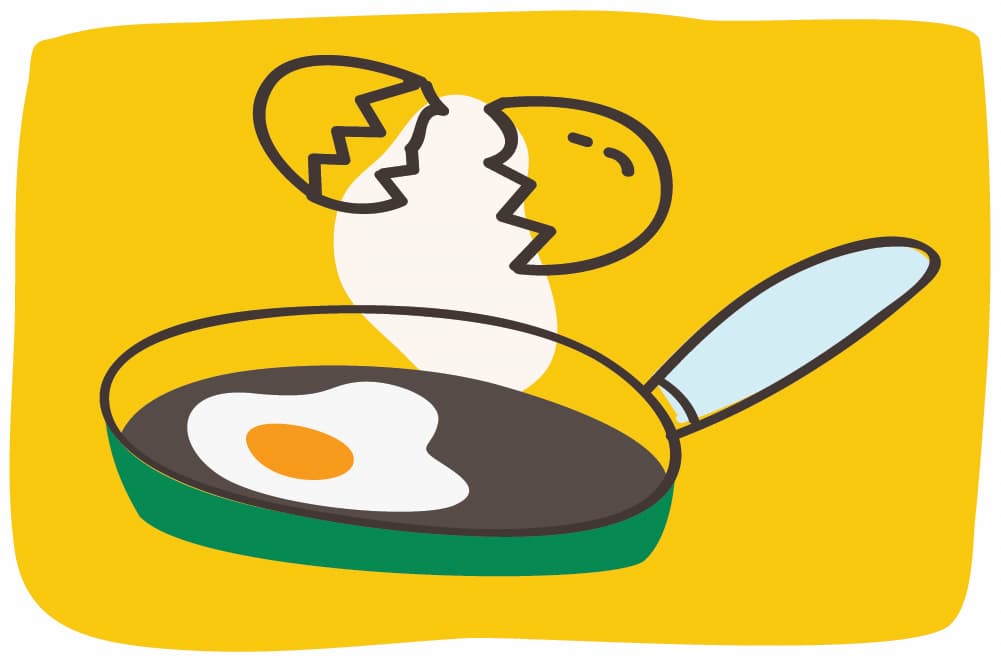 Illustration for a holiday brunch or family breakfast out