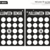 A preview of our free printable DIY Halloween bingo cards