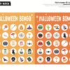 A preview of our printable Halloween bingo cards