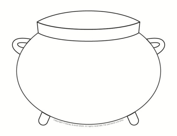 A preview of one of our cauldron drawing prompts