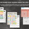 banned-book-reading-challenge-bundle-previews A preview of our free printable banned book reading challenges for kids