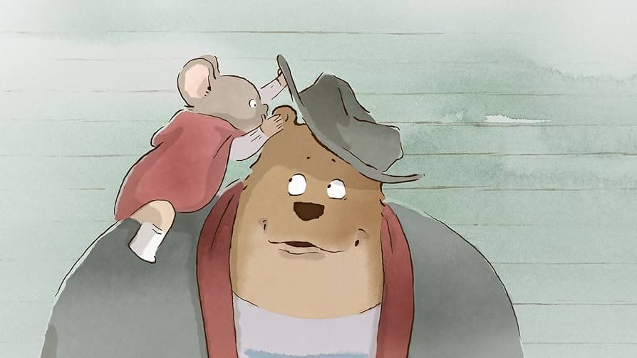 A still from the movie Ernest and Celestine